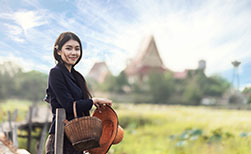 Thailändische Bevölkerung Thais Thai Bevölkerung - Thai Frau Arbeit