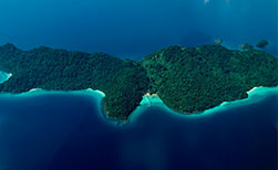Insel Thailand aus Flugzeug Thailand Inseln Aerial nähe Koh Mak