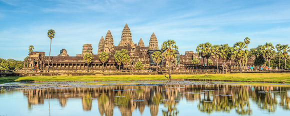 Angkor Wat gehört auf einer Kambodscha Reise zum Pflichtprogramm
