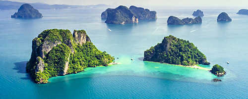 Finden Sie das "alte" Asien Feeling auf unberührten thailändischen Inseln
