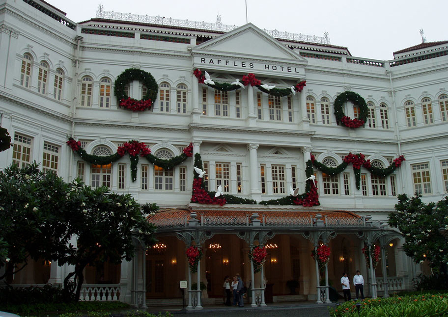 Raffles Hotel in Singapur Kolonialstil