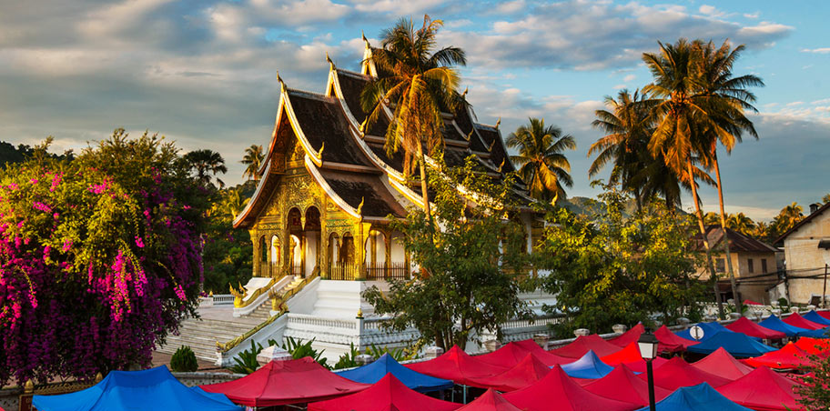 Budhistischer Tempel in Laos