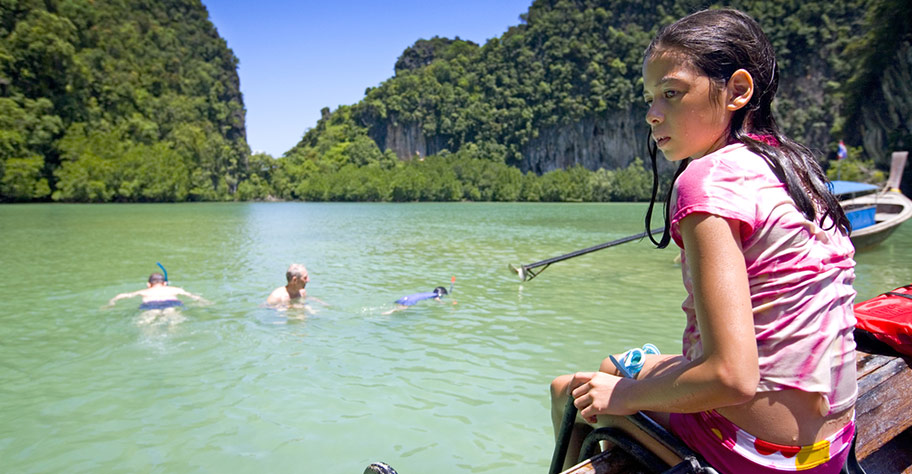 Thailand Reisen mit Kindern nicht Manta