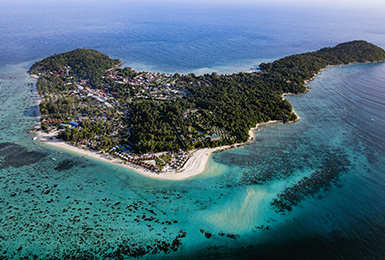 Insel Koh Lipe Thailand Aerial