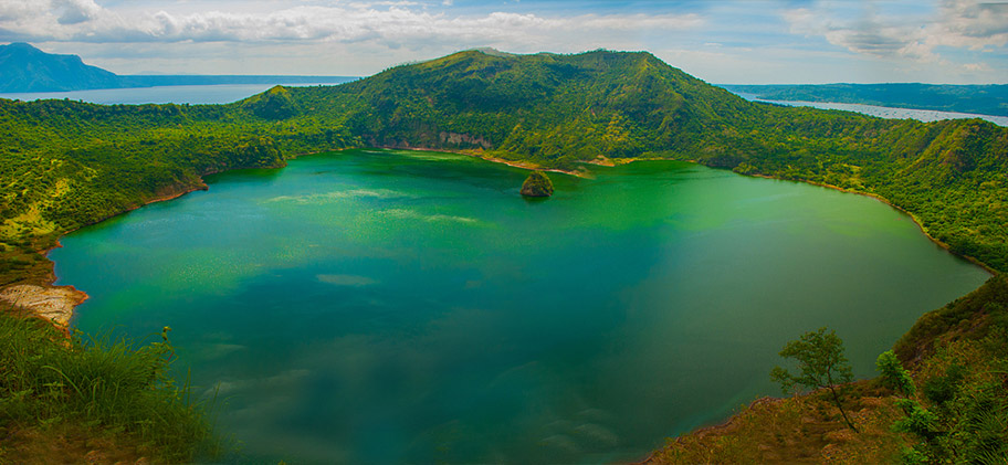 Taal Vulkan in Tagaytay, Luzon Philippinen